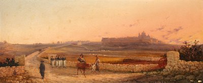 Mdina, Malta, 1888 by Giancinto Gianni